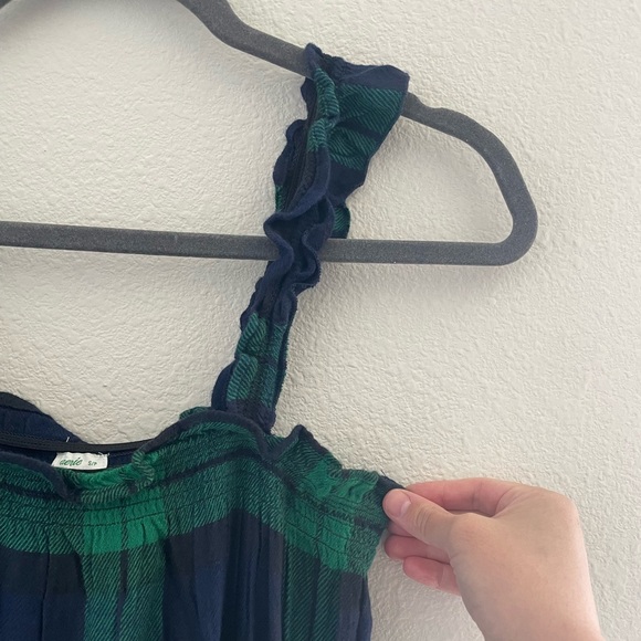 NWT Aerie Flannel Plaid Romper - Picture 4 of 7